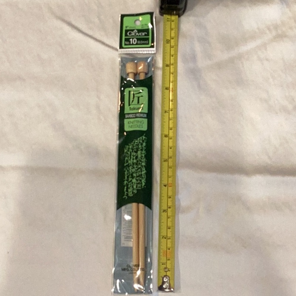 New Clover Takumi Bamboo Premium Knitting Needles